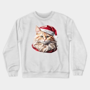 Santa Meowy Crewneck Sweatshirt